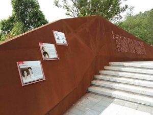 中堂镇耐候钢挡土墙